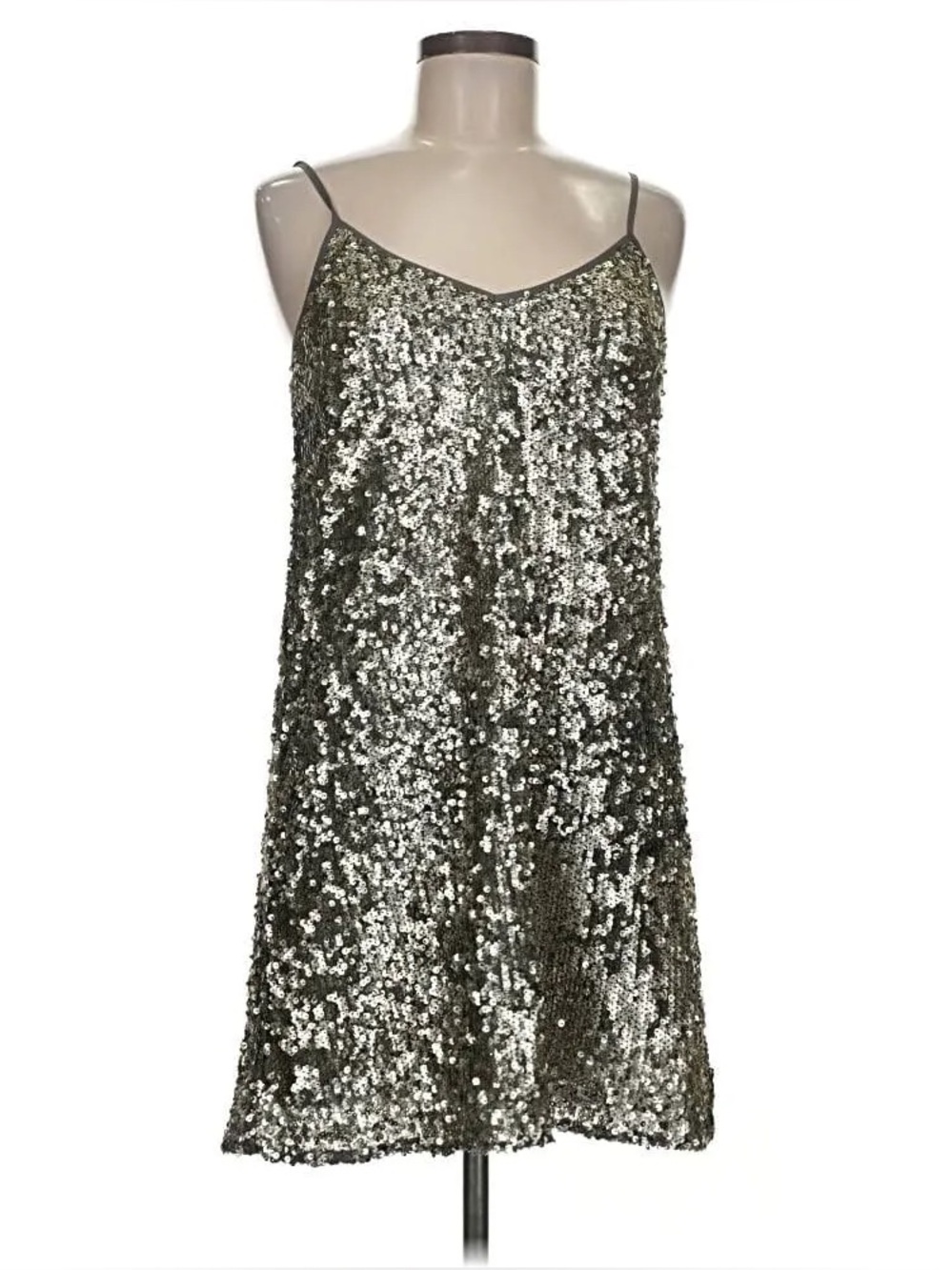 Gold Sequin Abercrombie & Fitch Dress, Size XS